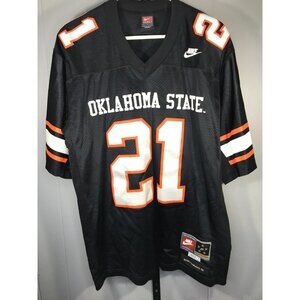 Vintage Nike 88' Barry Sanders #21 Oklahoma State Stitched LG Jersey Field Gener